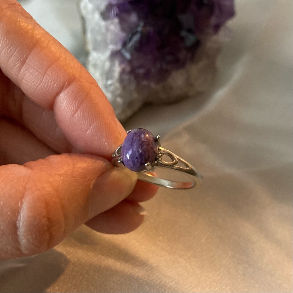 Charoite Rings - Picture 8 of 10